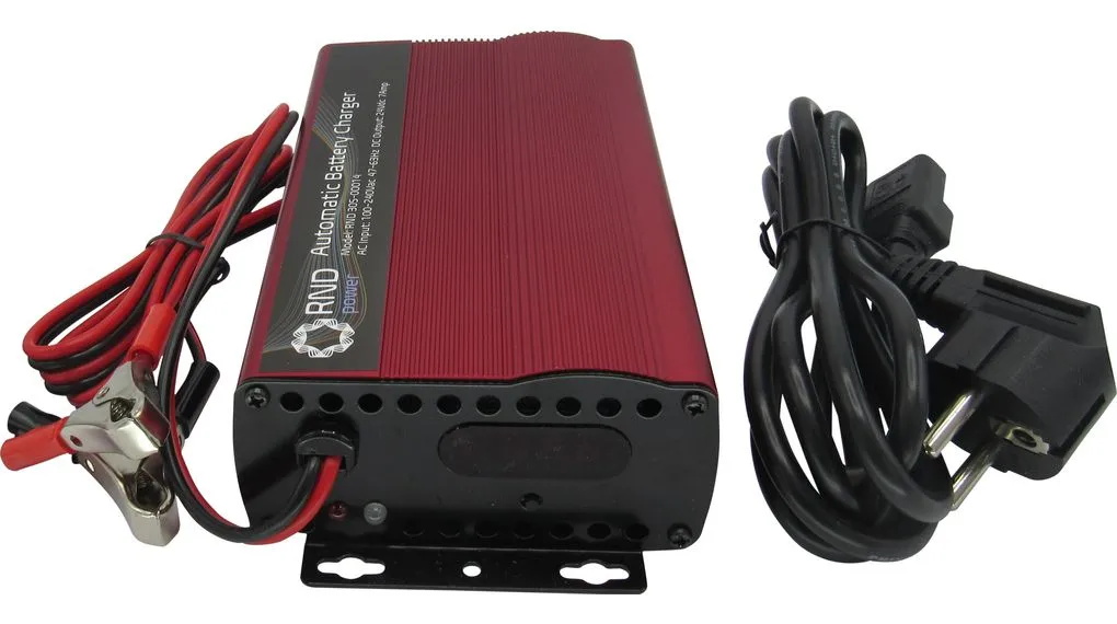Caricabatterie RND, per 24 V  per batterie al piombo, spina Spina DE tipo F (CEE 7/4)