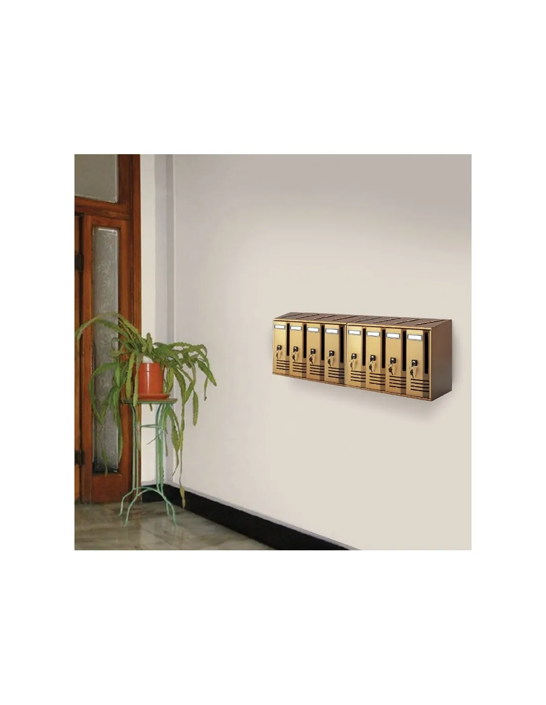 casellario-postale-composto-in-alluminio-6-posti-bronzo