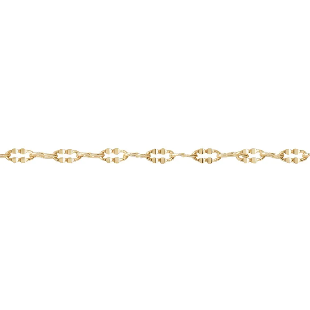 Catena Golden Dream Placcato Oro Giallo Maglia Forzatina Battuta 38 + 3 cm 1685668