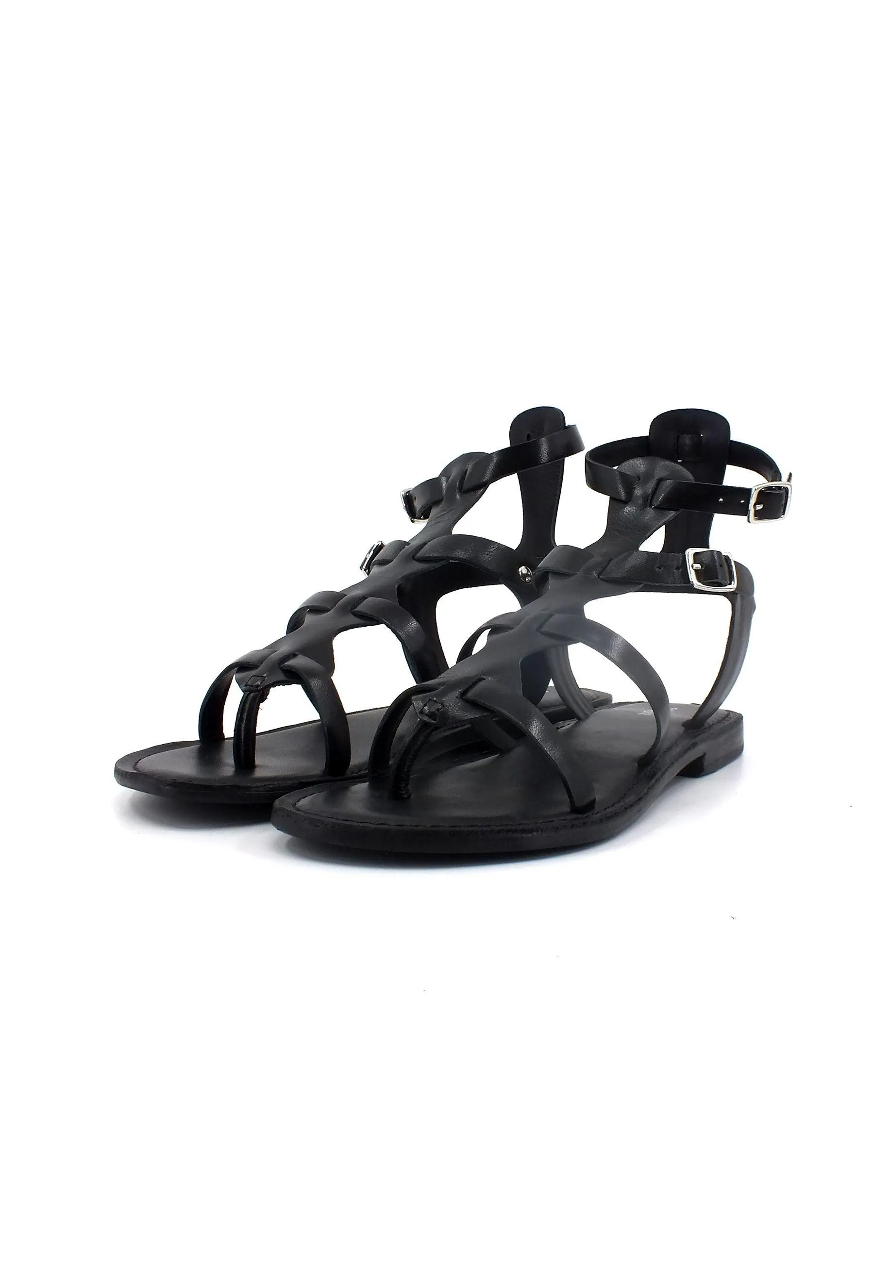 CB FUSION Sandalo Pelle Donna Black CBF.R221009