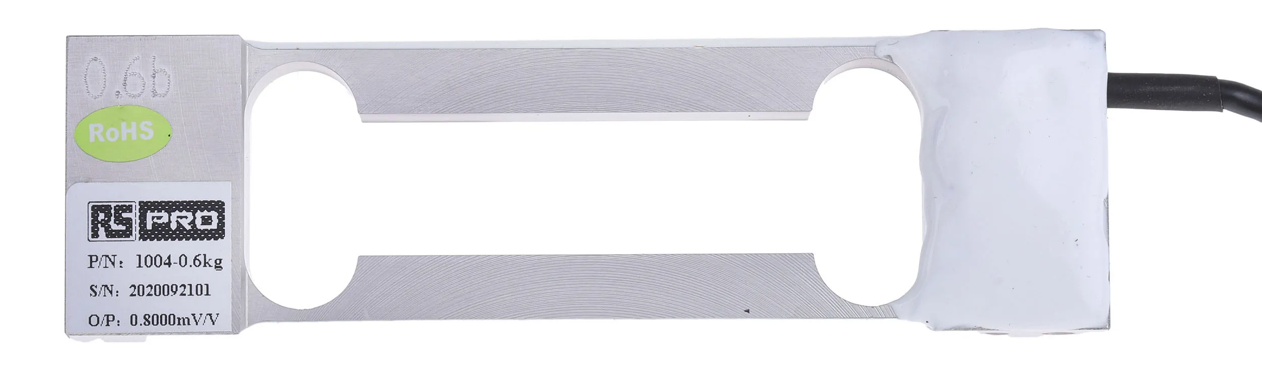 Cella di carico RS PRO per Compressione 0.6kg, 110 x 10 x 33 mm
