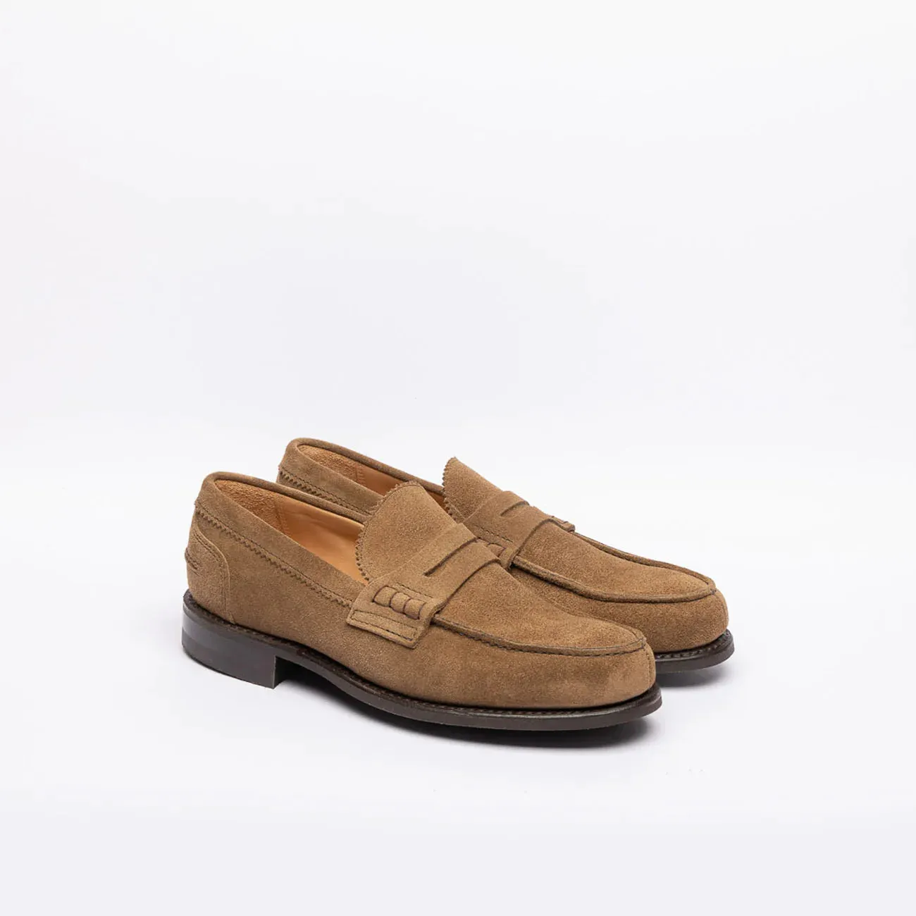 Cheaney Joseph & Sons Mocassino penny Cheaney Joseph & Sons Dorking II R in camoscio beige