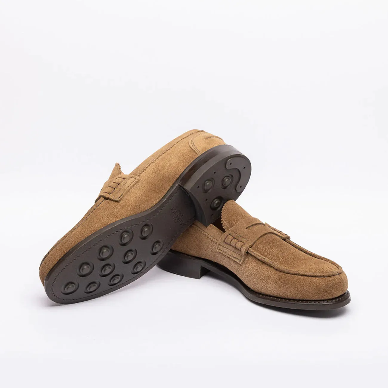 Cheaney Joseph & Sons Mocassino penny Cheaney Joseph & Sons Dorking II R in camoscio beige
