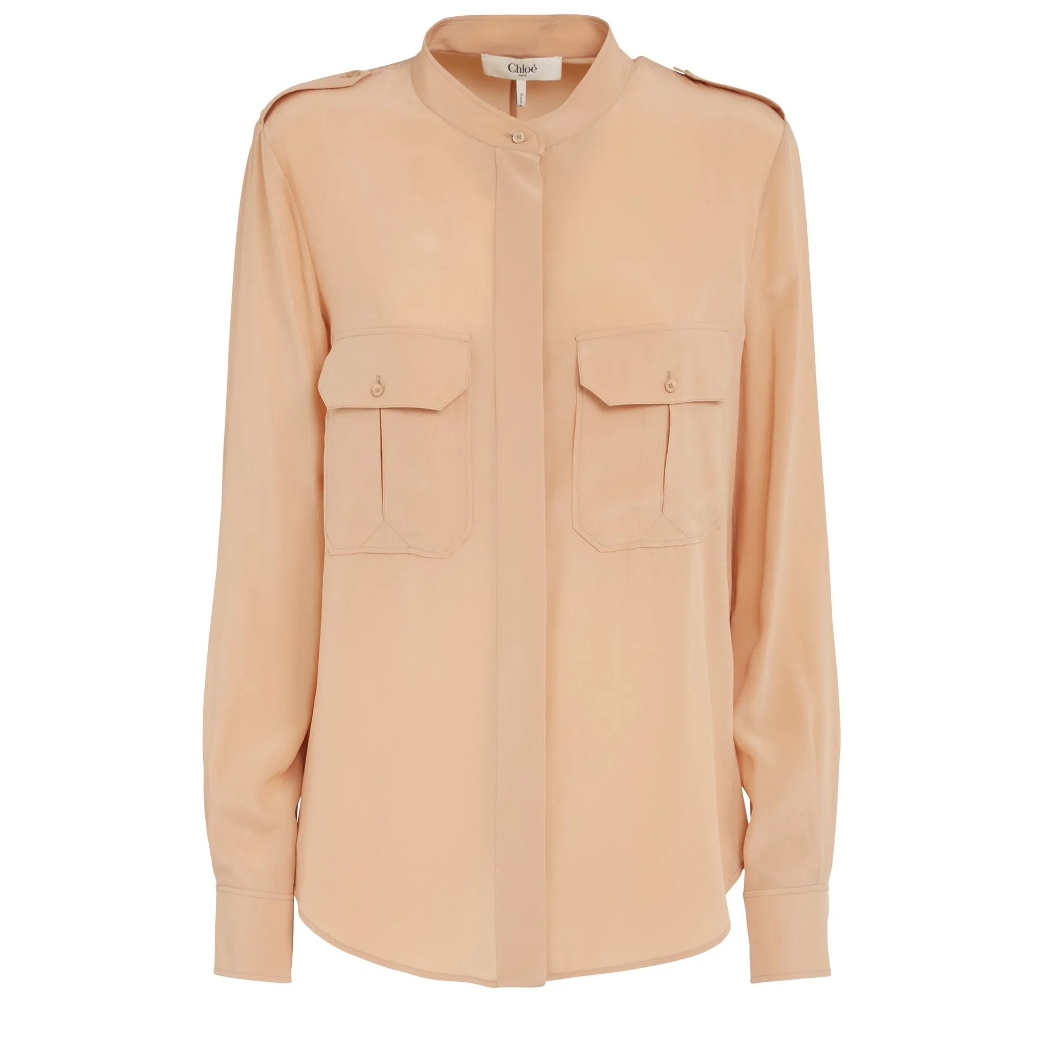 CHLOE  Camicia in tessuto rosa