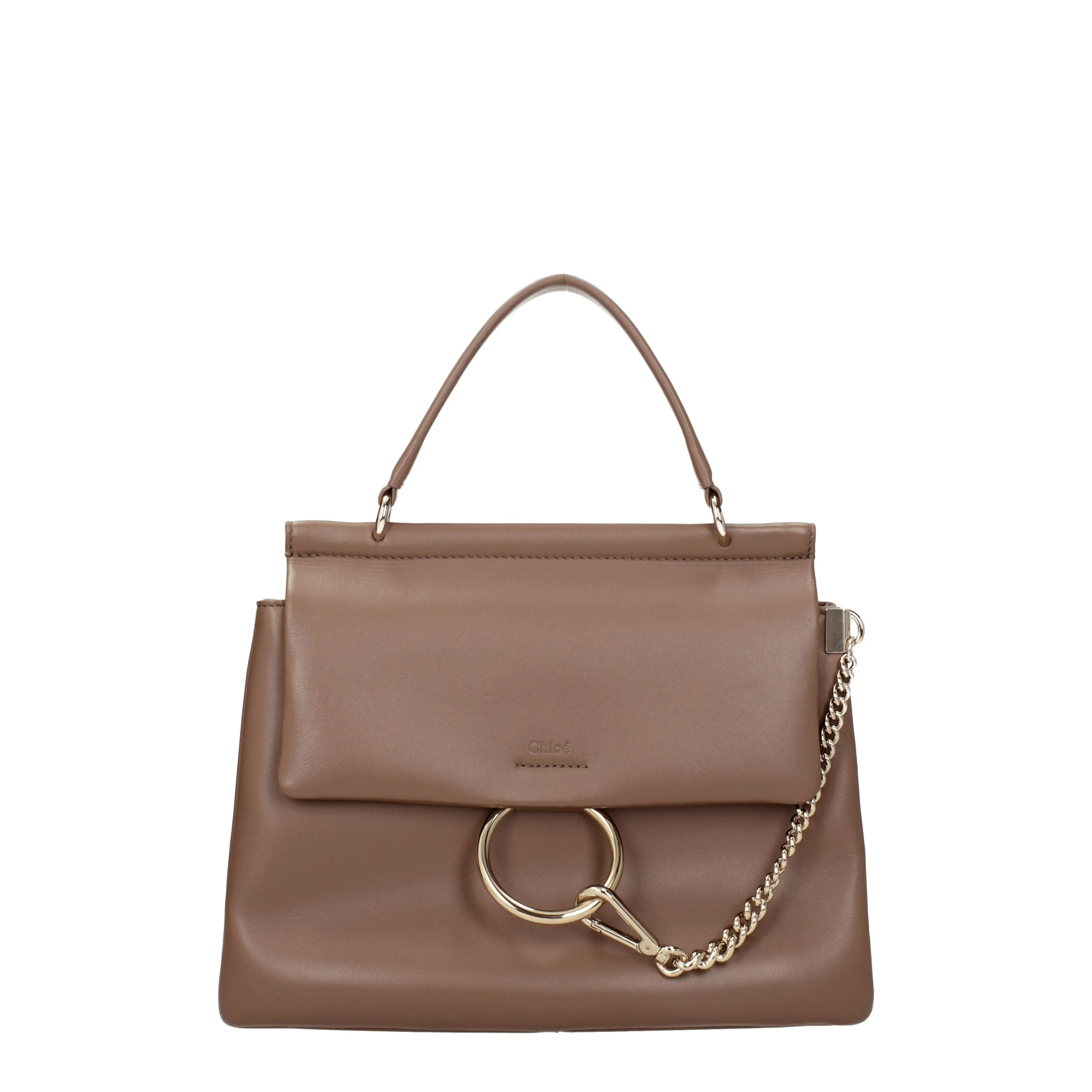 Chloé Borse a Mano Faye Donna Pelle Grigio/Talpa
