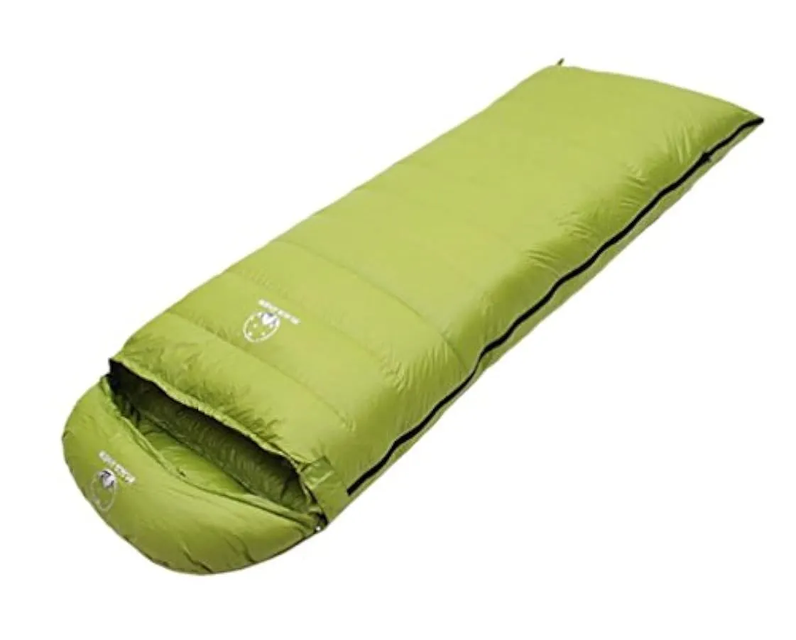 CIYAZA Busta Piumino D’Oca Bianca Sacco a Pelo Campeggio all’aperto Adulto Tenere al Caldo Attrezzatura 400g-1600g / 95%, Verde,
