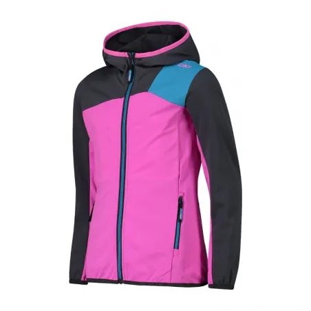 CMP   bambina    Jkt Stretch Hoodie - col. H924 (solo 104 cm)