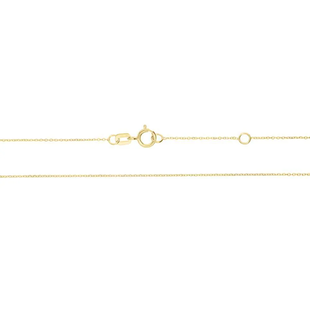 Collana Orsetto Mon Petit Oro Giallo 375/1000 Maglia Rolo 38 + 2 cm 1416796