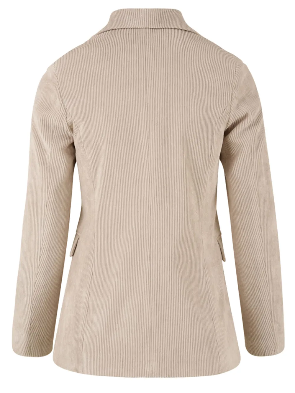 Completo da Donna bianco panna con tessuto a coste