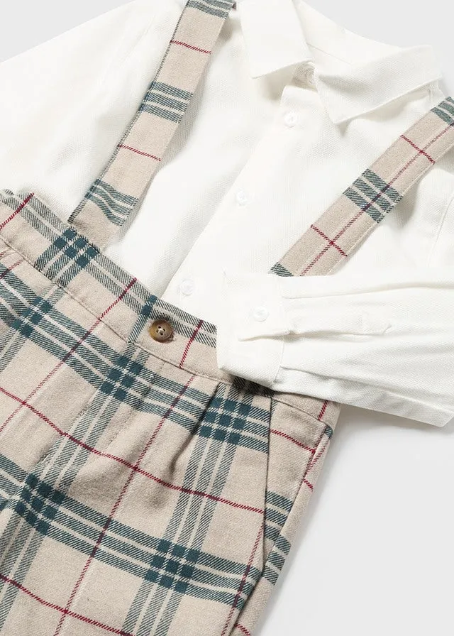 Completo pantaloncino e camicia neonato