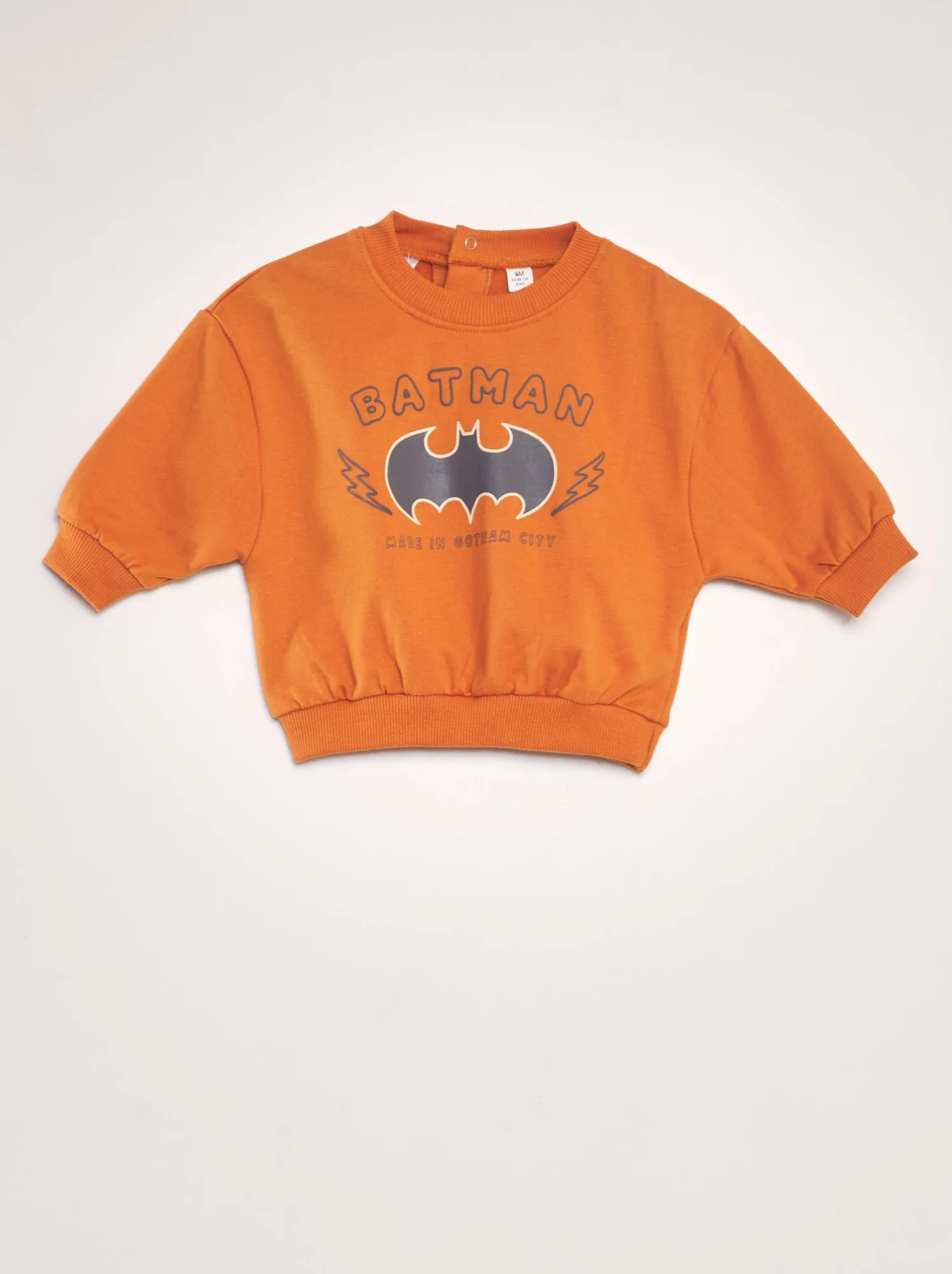 Completo 'Batman' felpa + legging - 2 pezzi - ARANCIONE