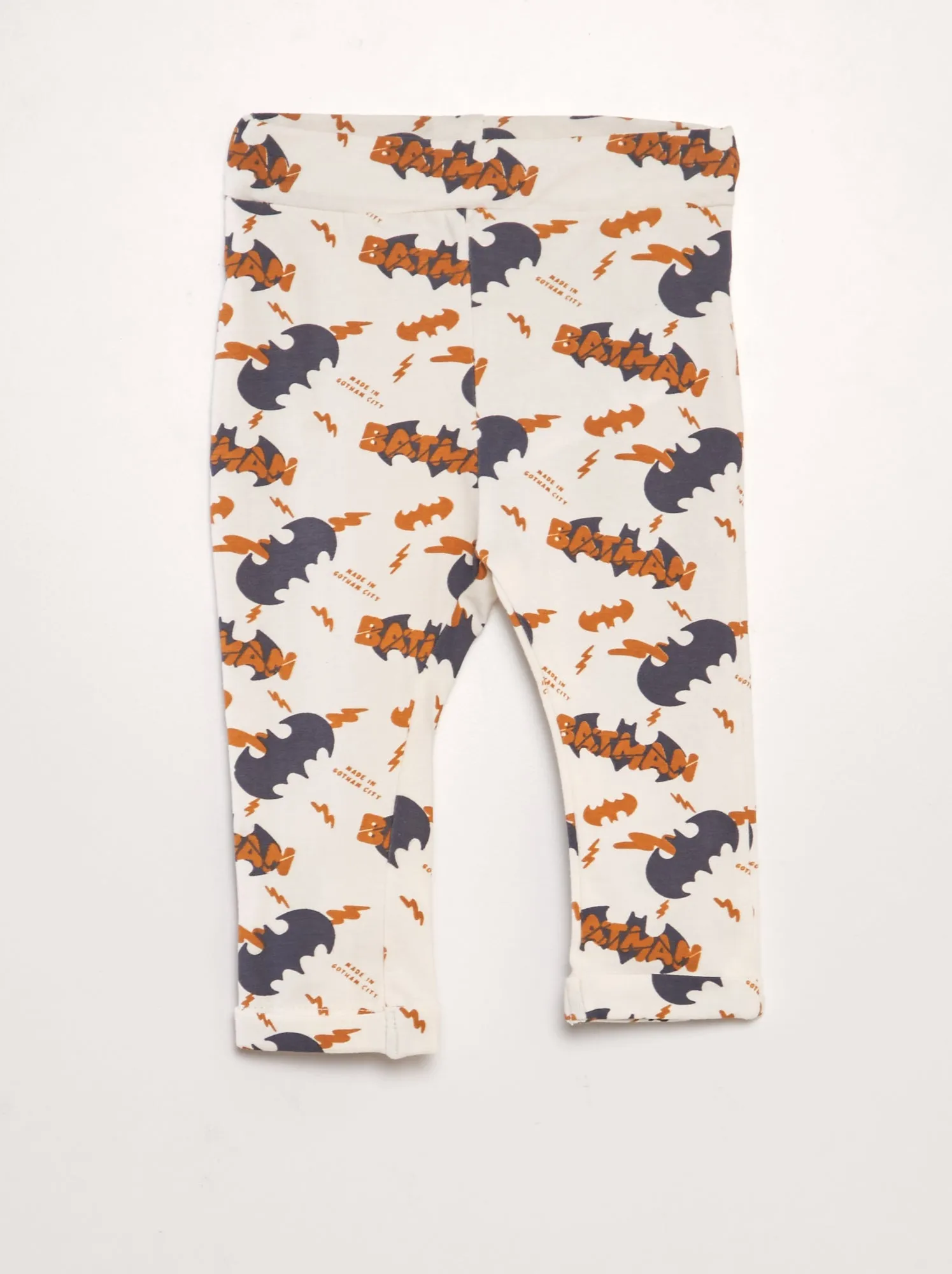 Completo 'Batman' felpa + legging - 2 pezzi - ARANCIONE