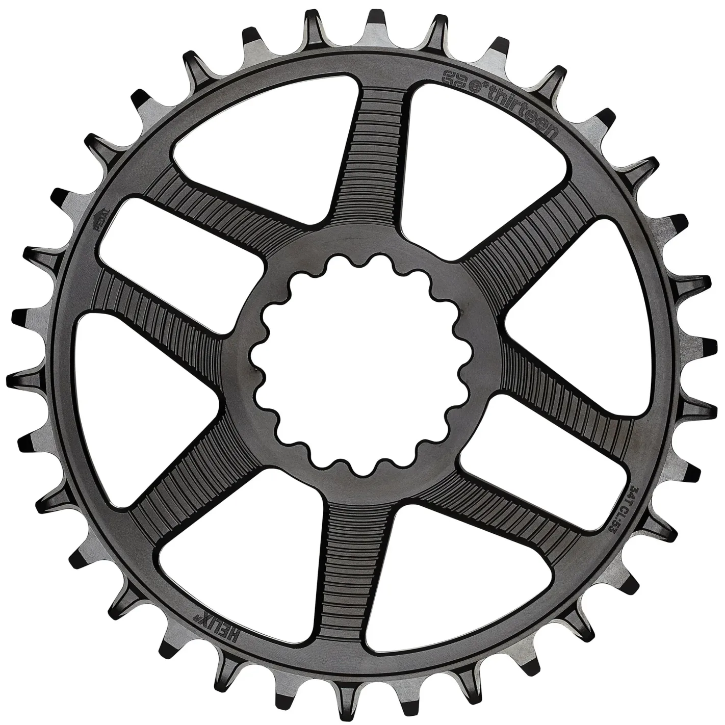 Corona e*thirteen Guidering Helix Race Direct Mount 30T Nero