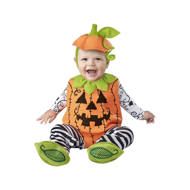 Costume Carnevale Halloween Zucca Incharacter 0-24 mesi