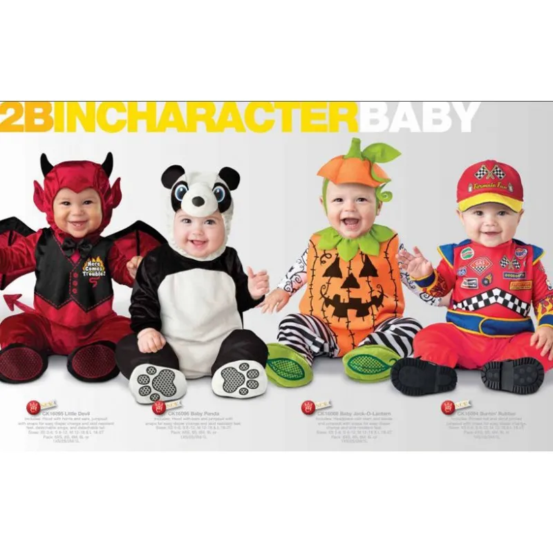 Costume Carnevale Halloween Zucca Incharacter 0-24 mesi