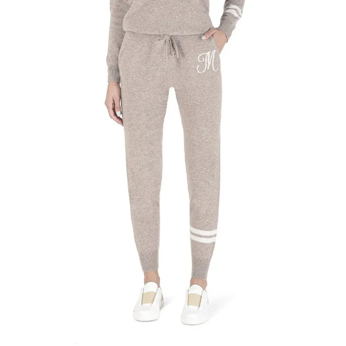 Crown of Edinburgh Cashmere pantalone marrone   