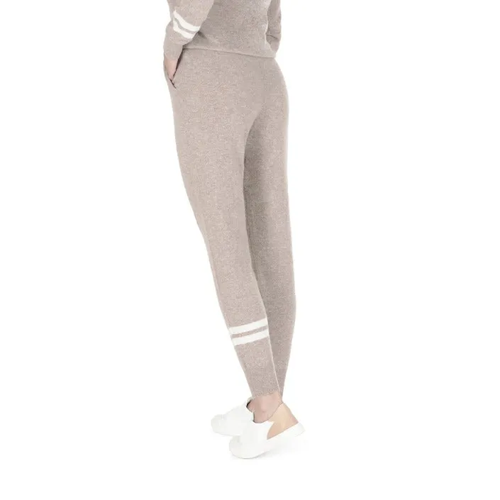 Crown of Edinburgh Cashmere pantalone marrone   
