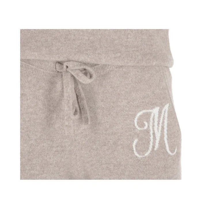 Crown of Edinburgh Cashmere pantalone marrone   