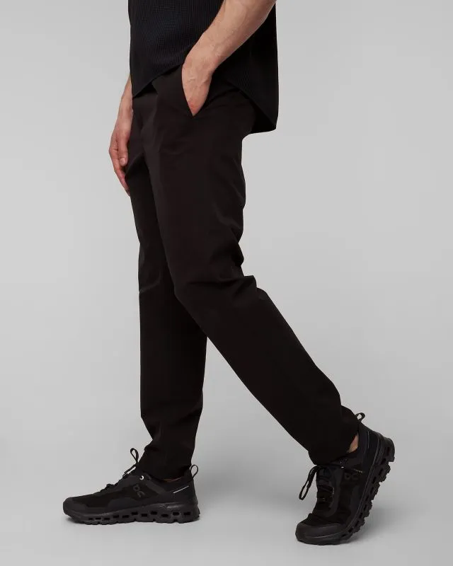 Czarne spodnie męskie Goldwin Slim Tapered Stretch Pants gl74199-bk