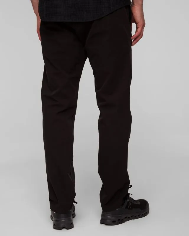 Czarne spodnie męskie Goldwin Slim Tapered Stretch Pants gl74199-bk