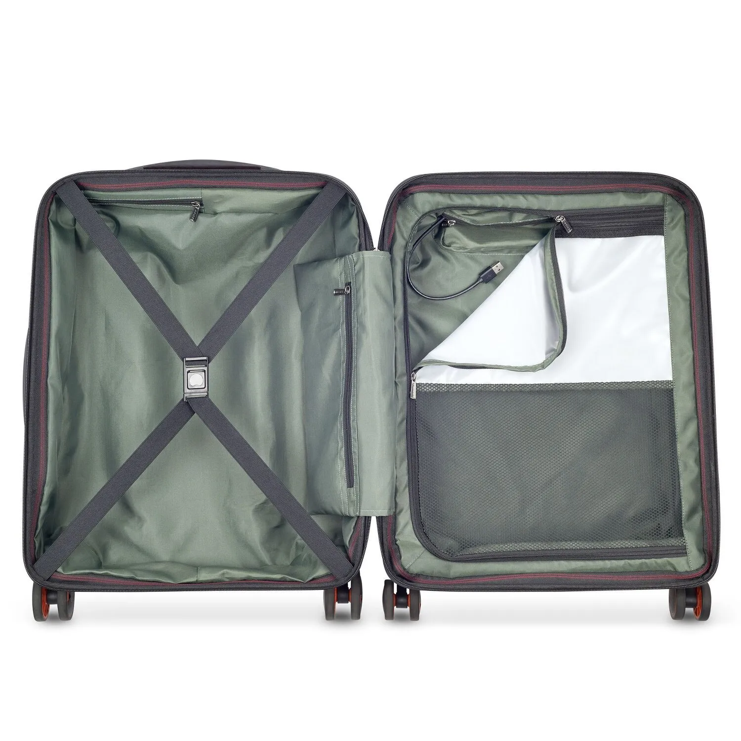 Delsey Paris Cactus Carrello cabina a 4 ruote Slim Line 55 cm