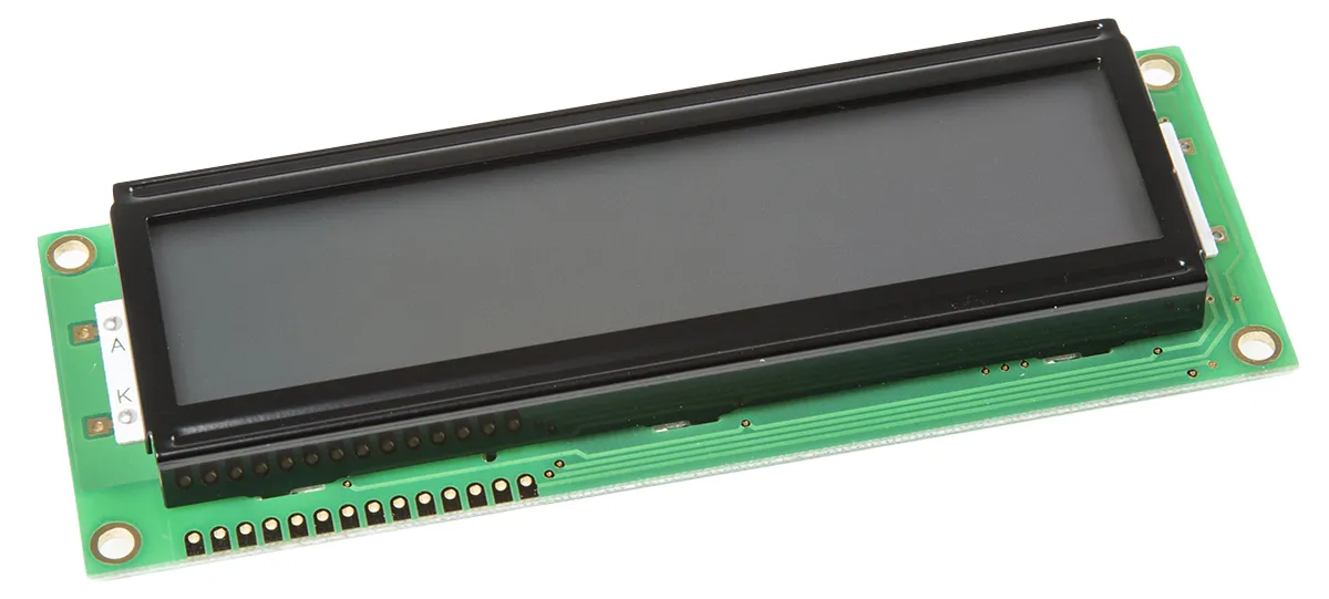 Display monocromatico LCD Powertip, Alfanumerico, 2x16 caratteri