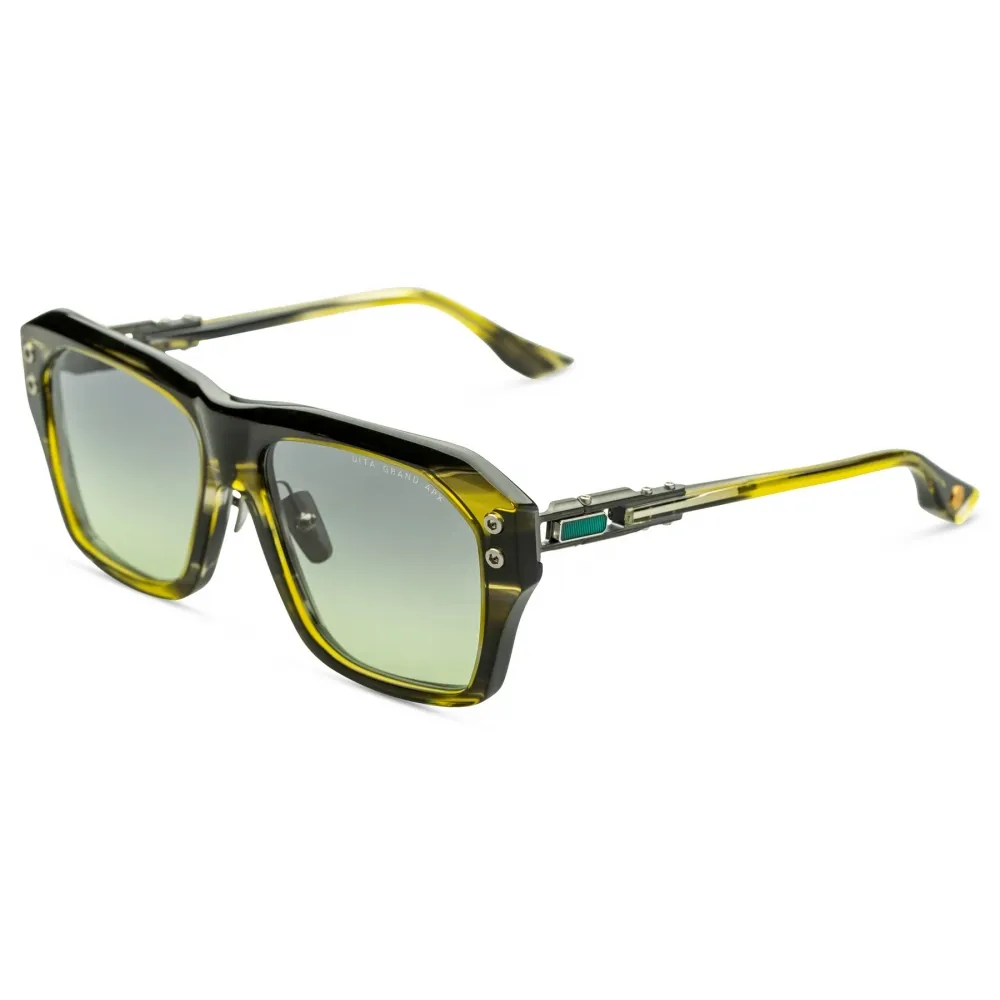 DITA - Grand-APX - Fumo Ferro Nero  Grigio Verde Sfumato - DTS417 - Occhiali da Sole - DITA Eyewear