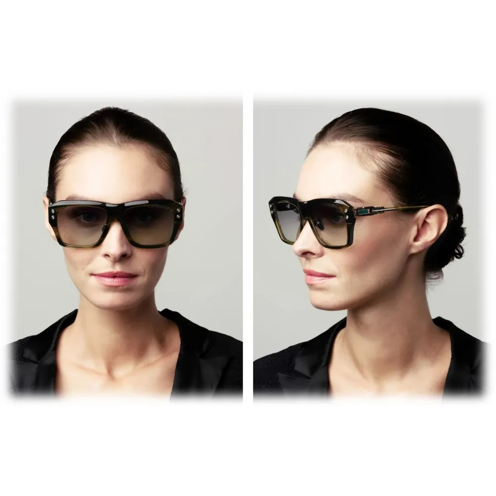 DITA - Grand-APX - Fumo Ferro Nero  Grigio Verde Sfumato - DTS417 - Occhiali da Sole - DITA Eyewear