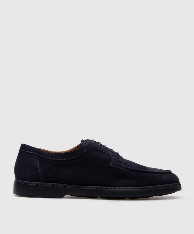 Doucal's Derby in camoscio blu DU3269EDWIUZ106
