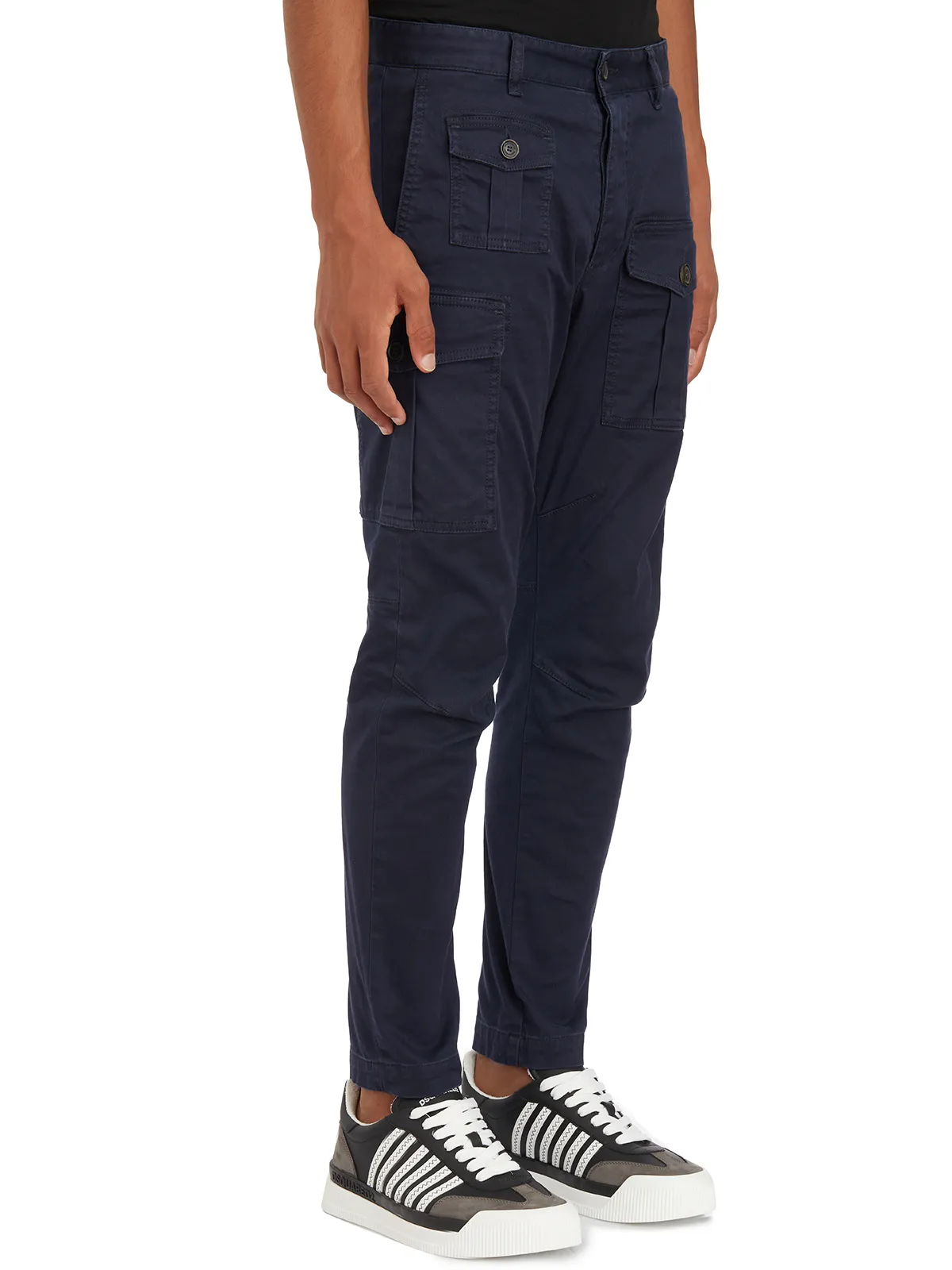 DSQUARED  PANTALONE CARGO IN COTONE 
