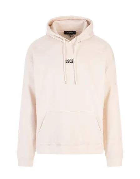 Dsquared2 Felpa con cappuccio e logo applicato S74GU0568