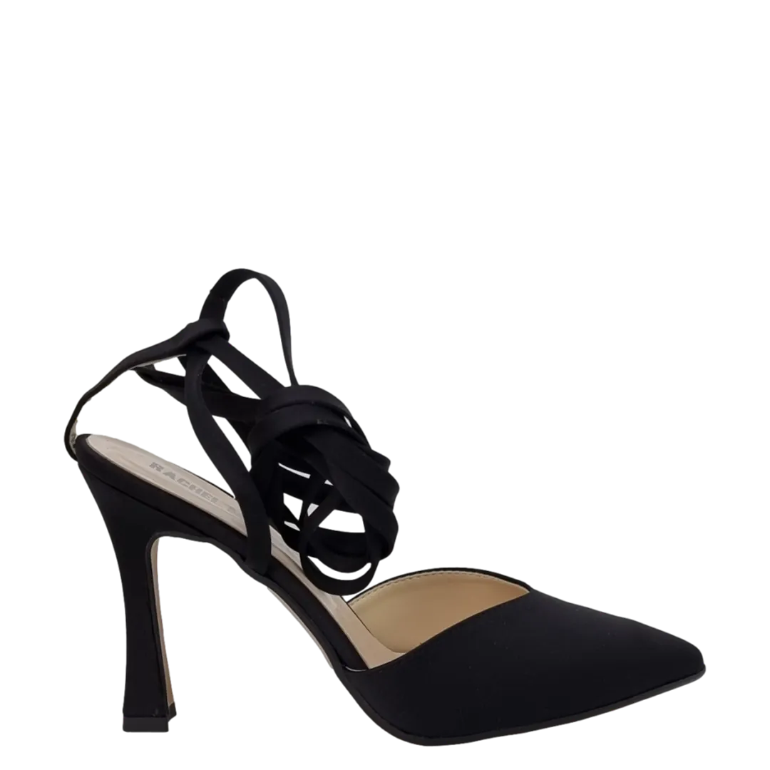 Décolleté mignon raso nero alla schiava