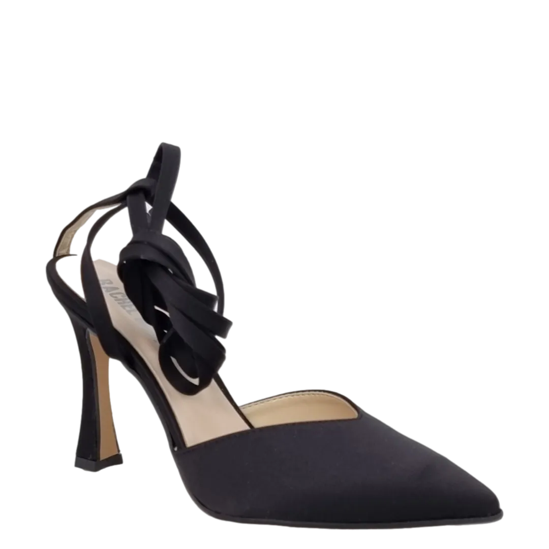 Décolleté mignon raso nero alla schiava