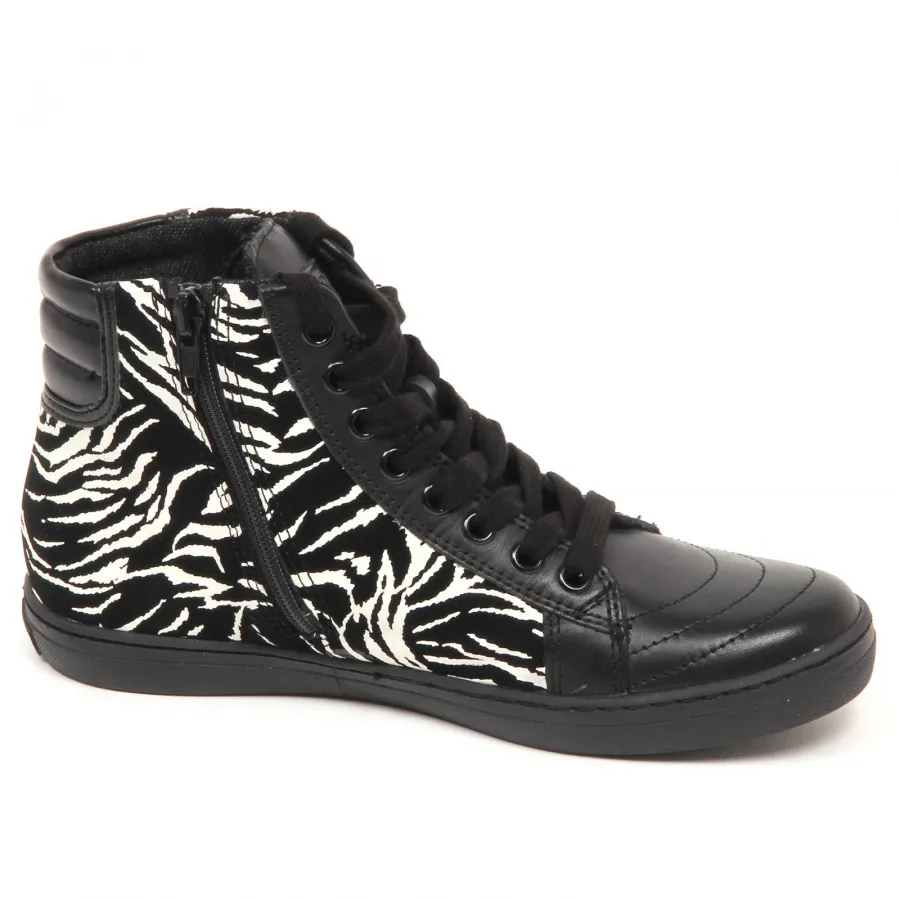 E2490 sneaker bimba black/white CULT ROCKSTAR scarpe shoe kid girl
