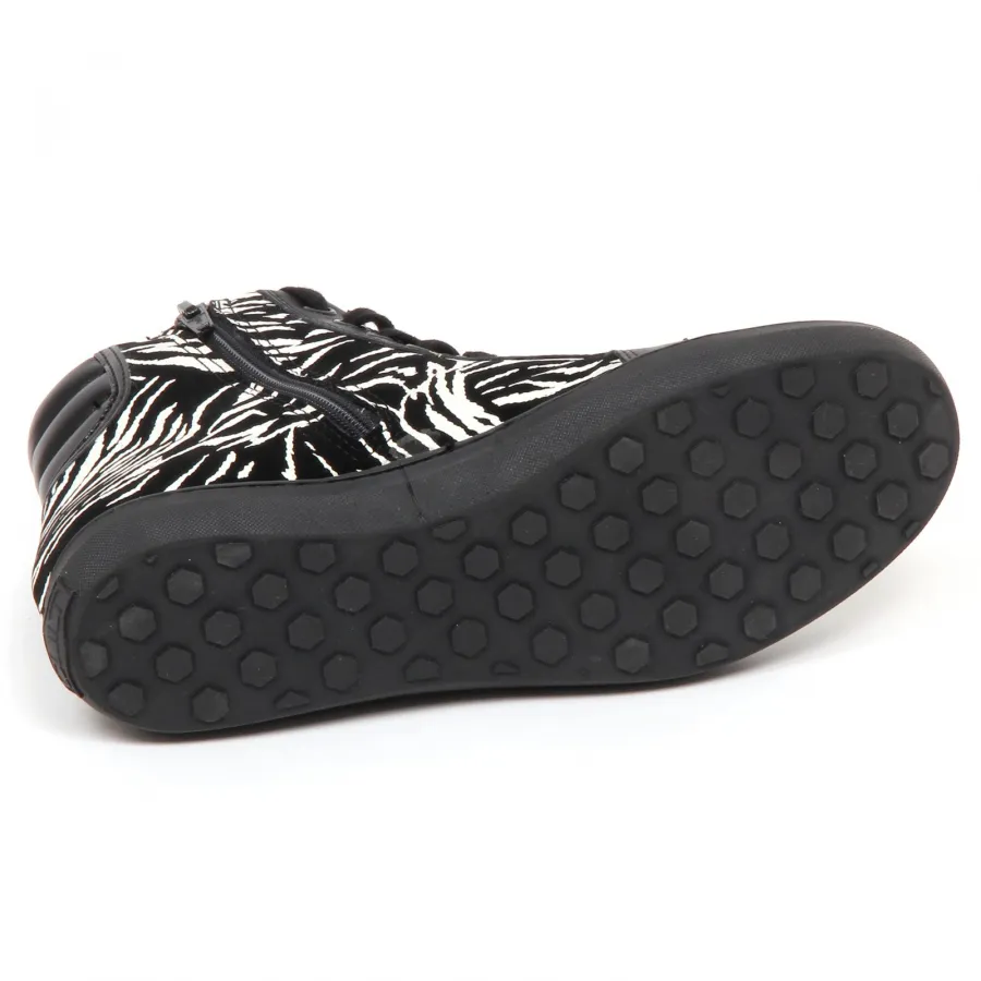 E2490 sneaker bimba black/white CULT ROCKSTAR scarpe shoe kid girl