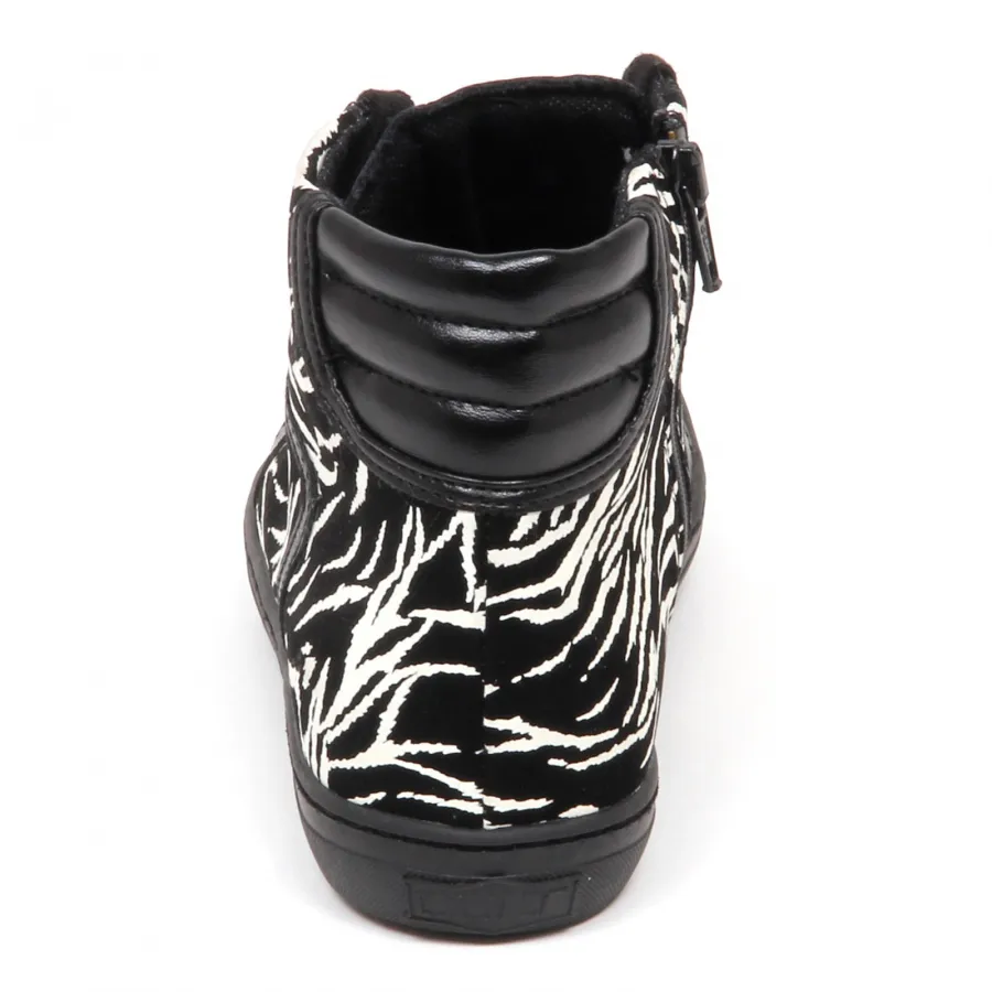 E2490 sneaker bimba black/white CULT ROCKSTAR scarpe shoe kid girl