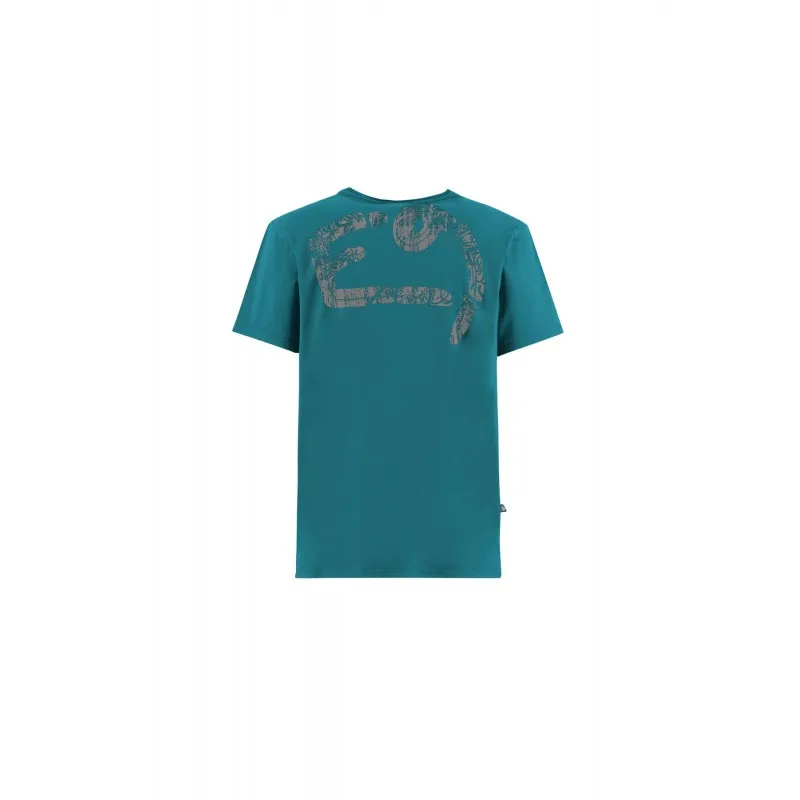 E9 Onemove 2.3 Lightpetrol T-Shirt M/M Stampa Retro Uomo