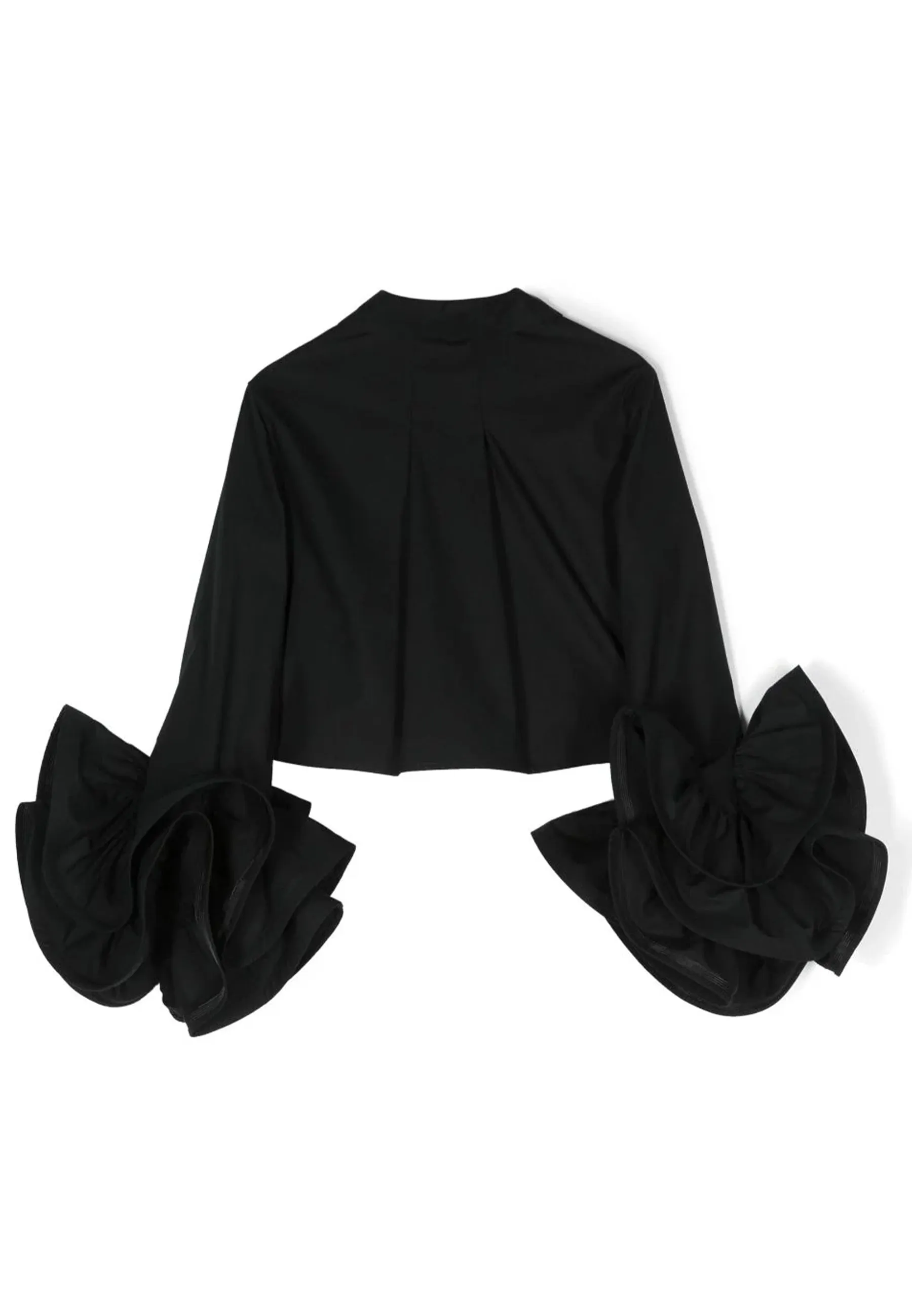 Elisabetta Franchi camicia nera bambina in cotone