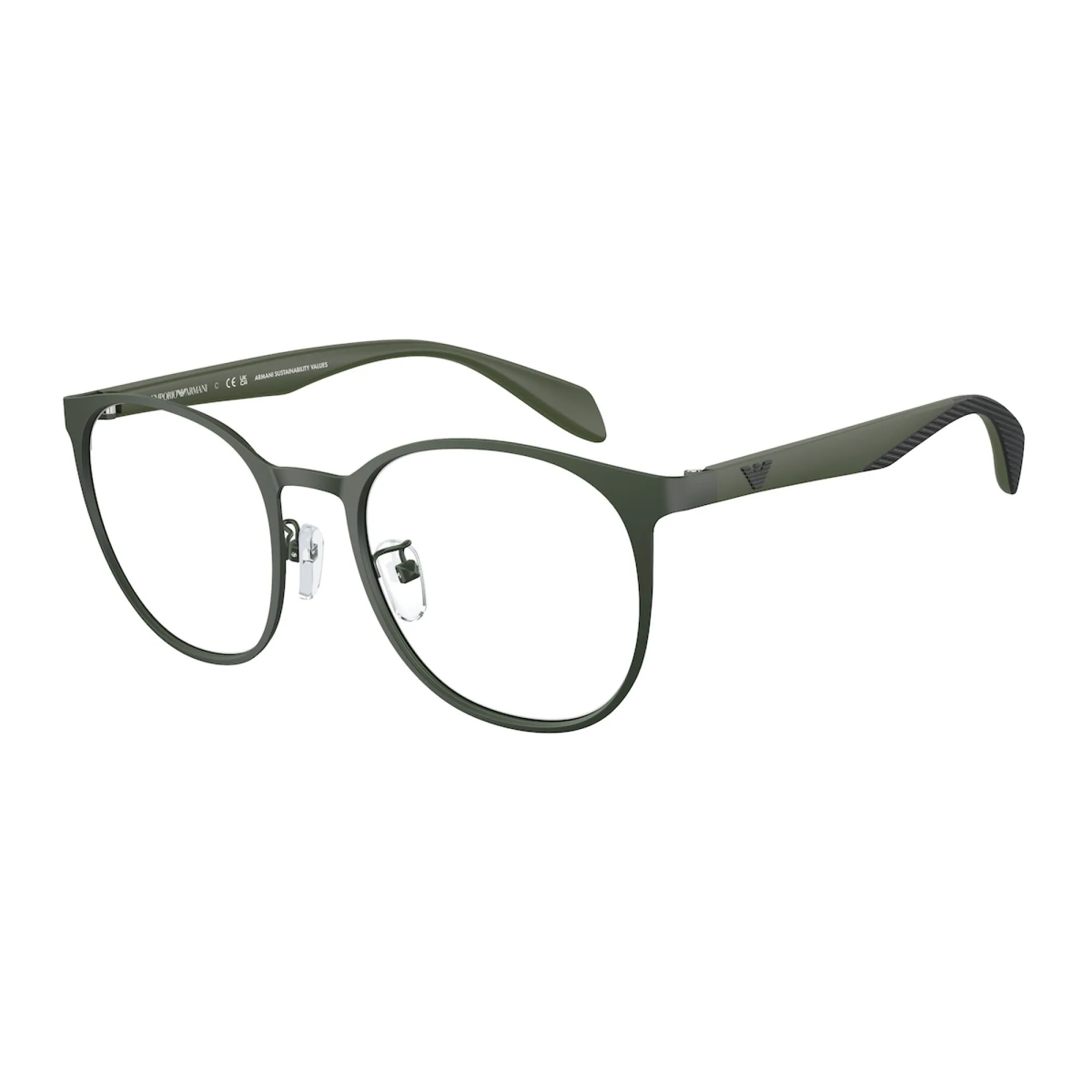   Emporio Armani EA 1148 - 3017 Verde Opaco | Occhiale Da Vista Uomo 