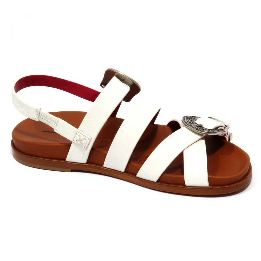 F9458 sandalo donna off white UNO 8 UNO 181 BOGO scarpe sandal shoe woman
