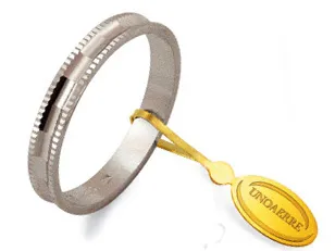 Fedina Unoaerre modello FIORDALISO in oro bianco 18kt - AF240