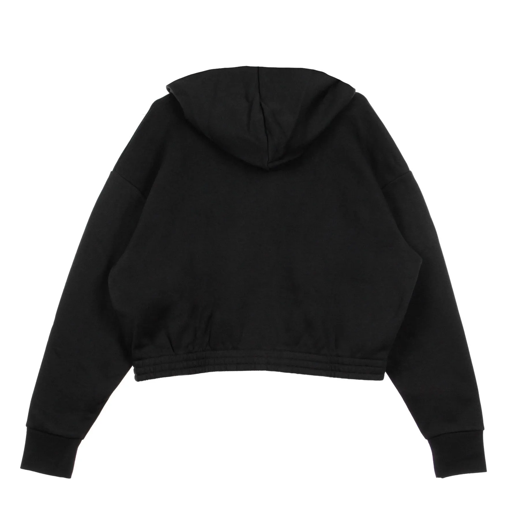 Felpa Cappuccio Corta Donna Icon Clash Hoodie Black