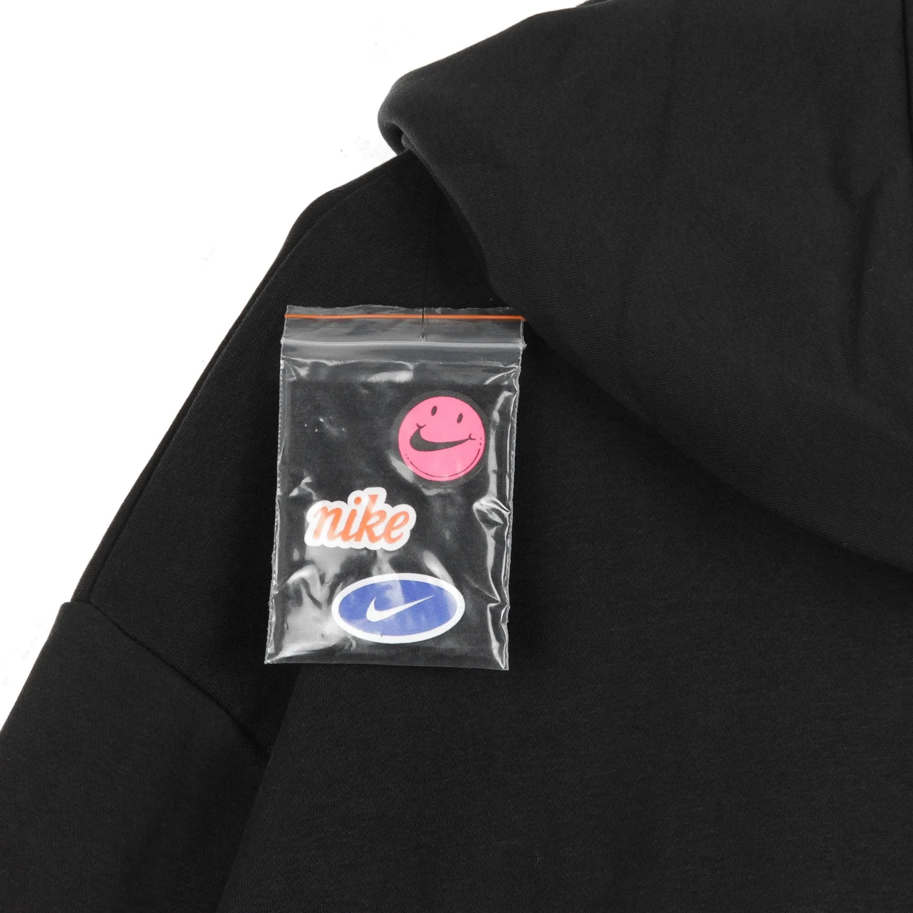 Felpa Cappuccio Corta Donna Icon Clash Hoodie Black