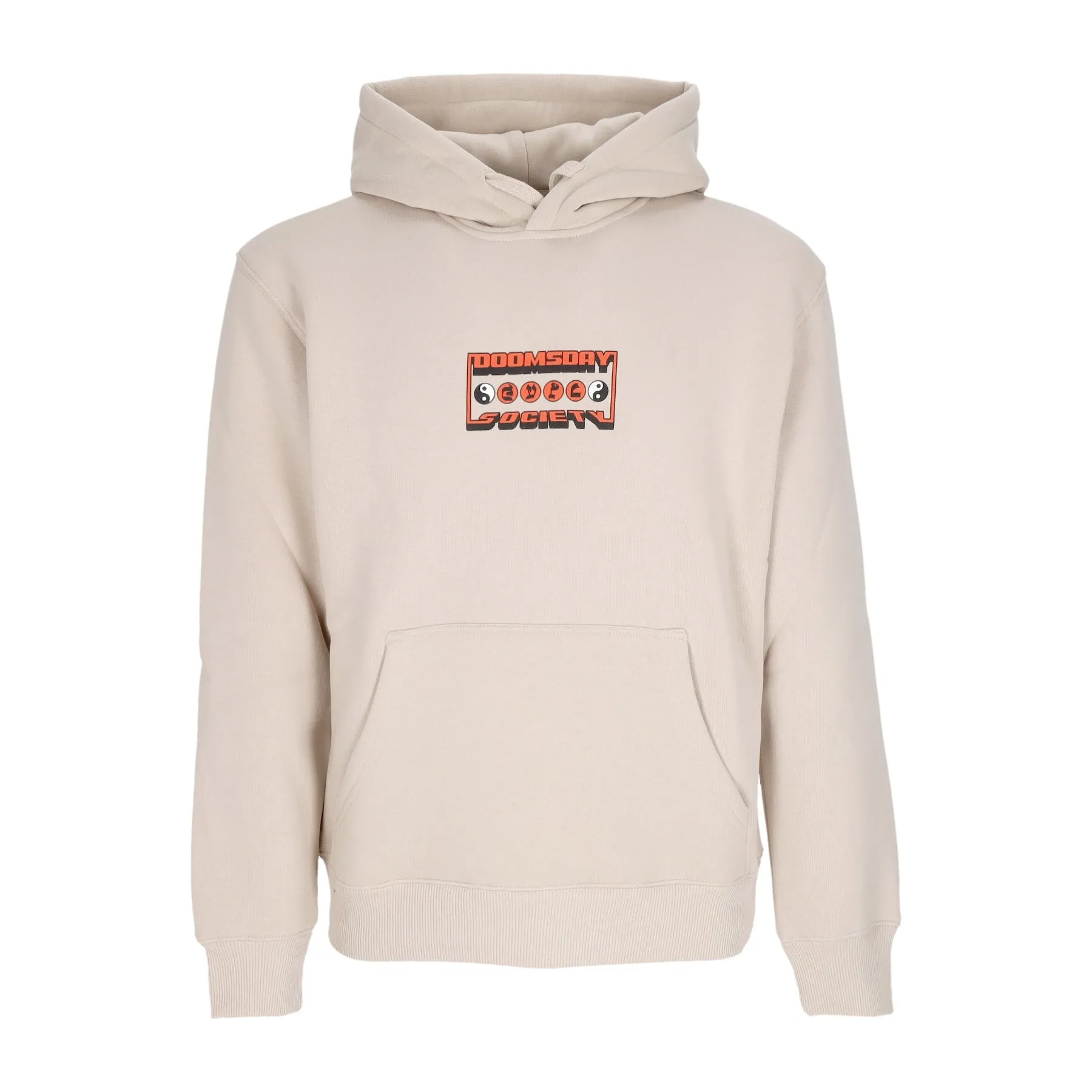 Felpa Cappuccio Uomo Lodge Of Darkness Hoodie Cream