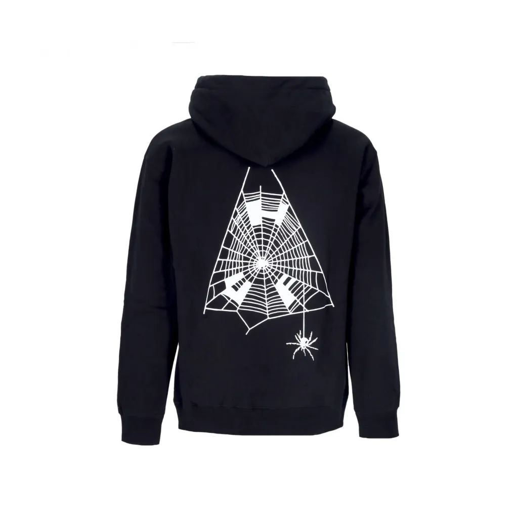 felpa cappuccio uomo tangled webs tt po hoodie BLACK
