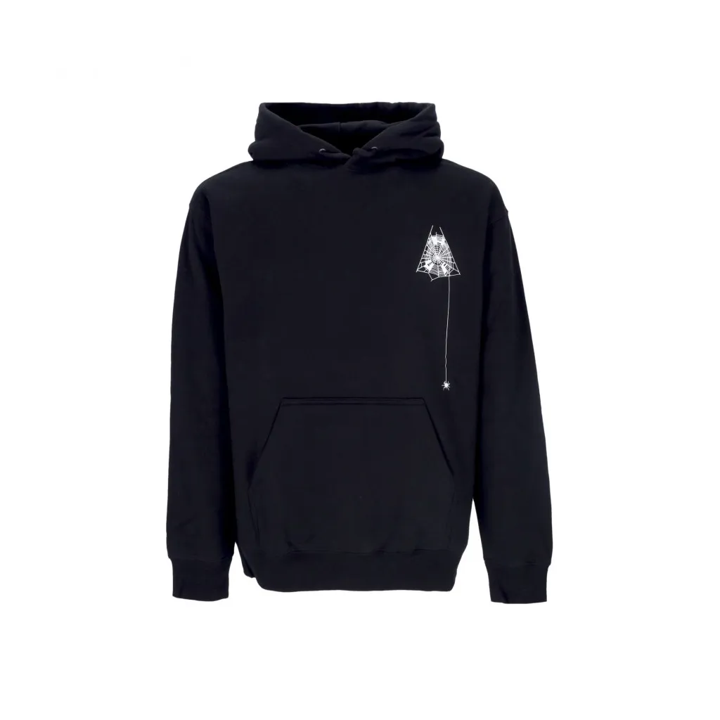 felpa cappuccio uomo tangled webs tt po hoodie BLACK
