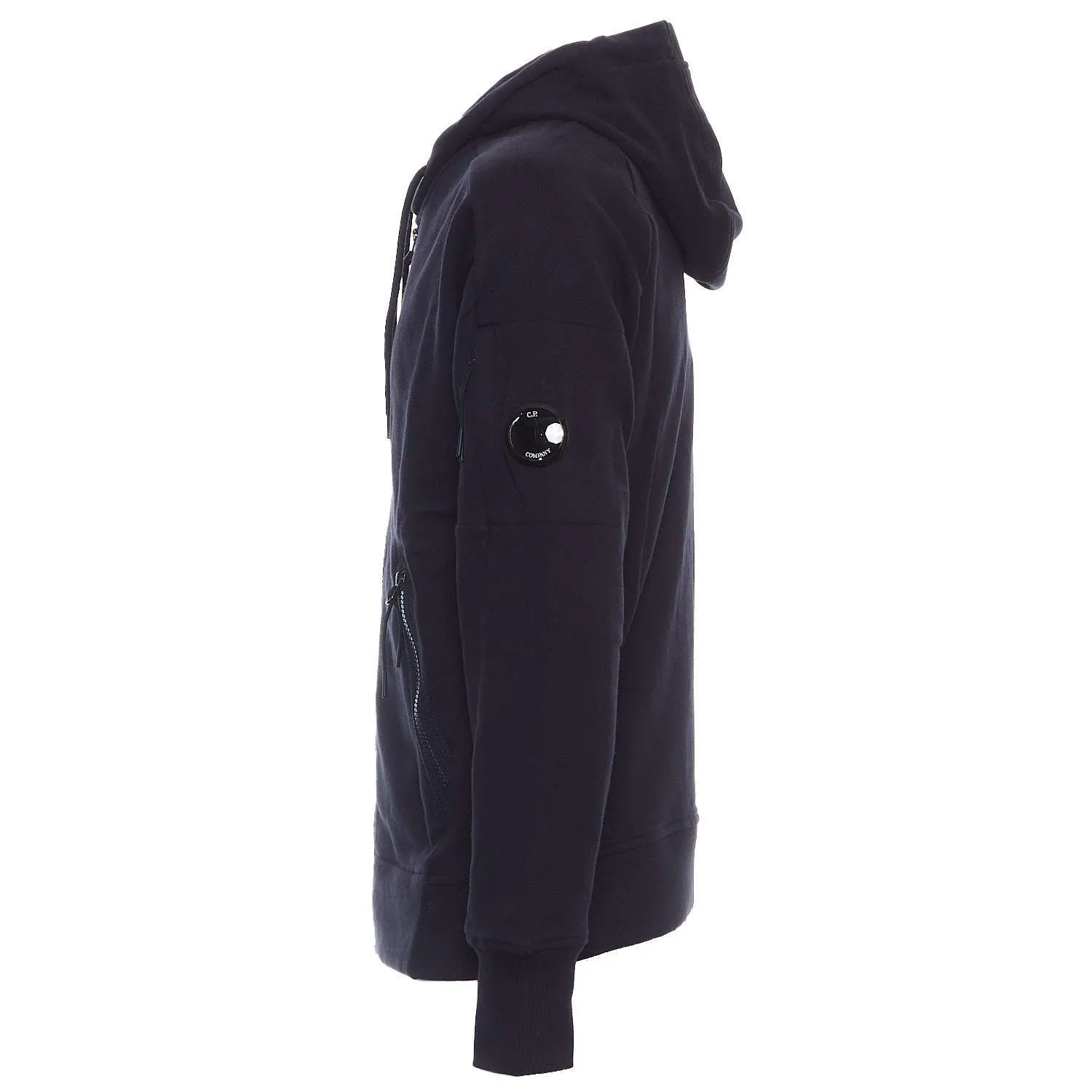 Felpa Con Cappuccio In Pile Con Zip A Rilievo Diagonale