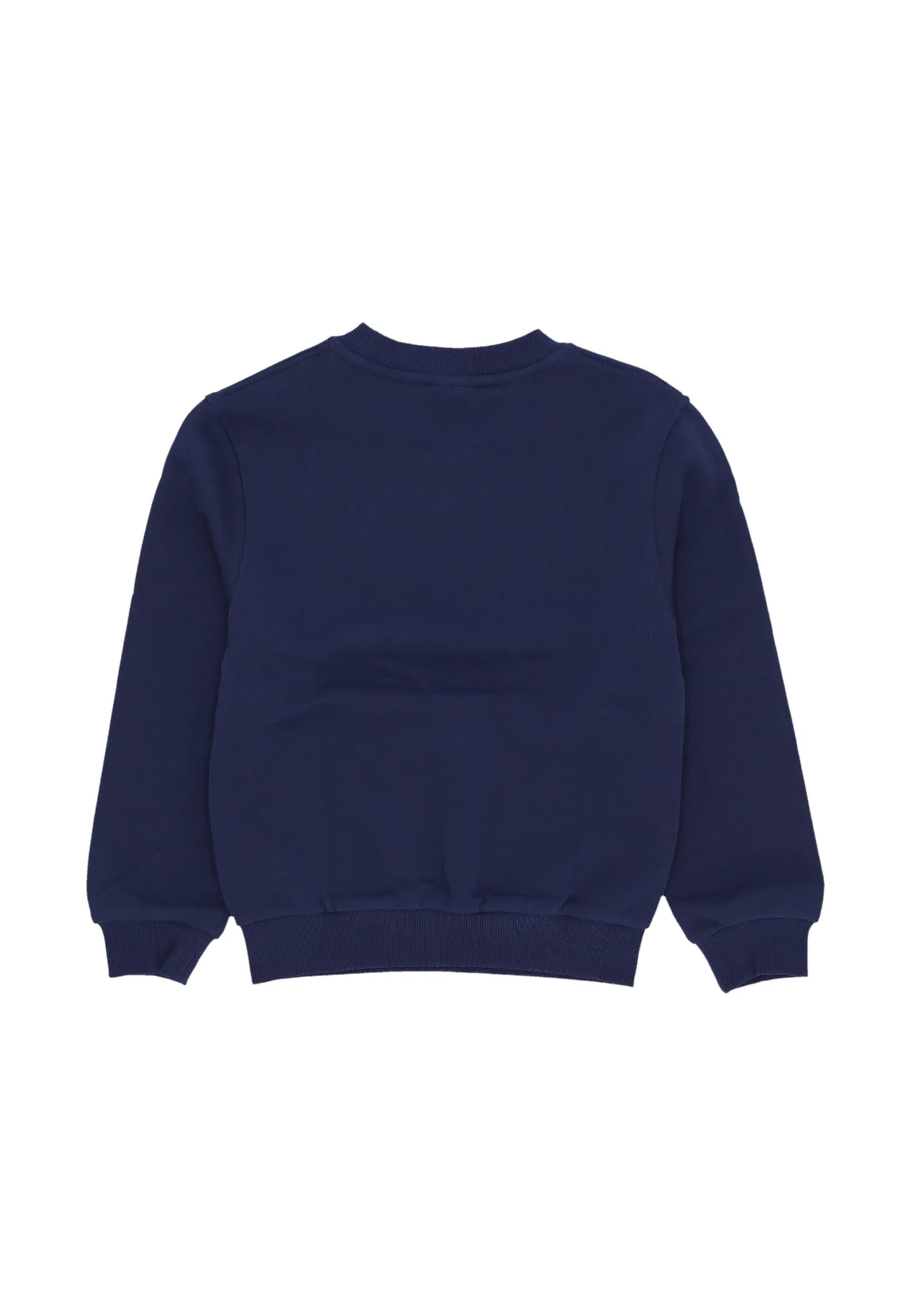Felpa Girocollo Ragazzo Sportswear Club Fleece Crewneck Midnight Navy/white