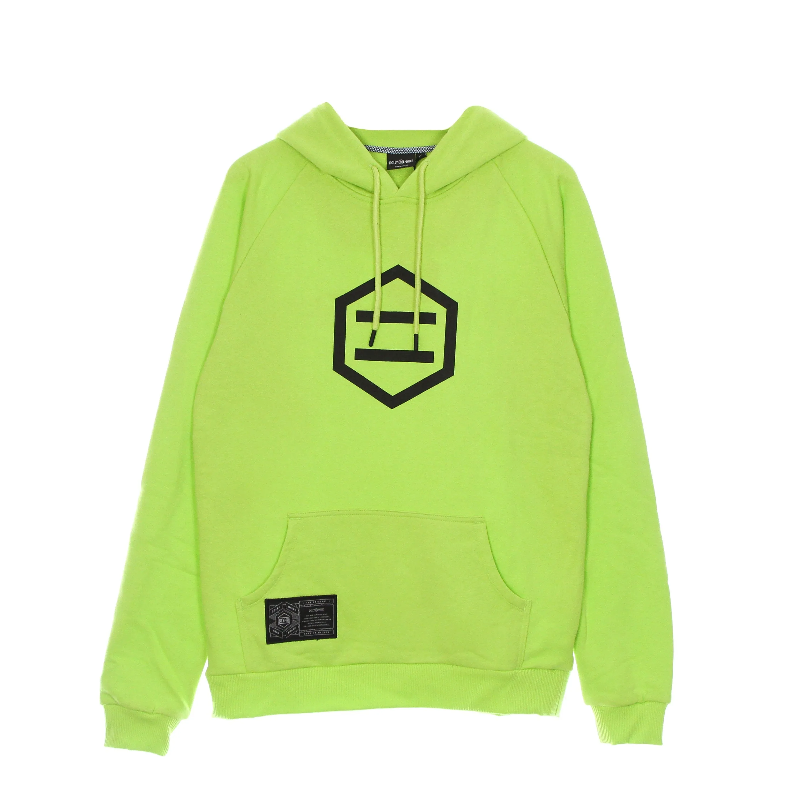 Felpa Leggera Cappuccio Uomo Logo Dlynr Hoodie Yellow/black