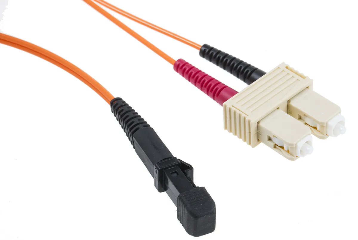 Fibra ottica a Modo multiplo RS PRO, guaina in Bassa densità di fumo, senza alogeni (LSZH) Arancione di Ø 62.5/125μm